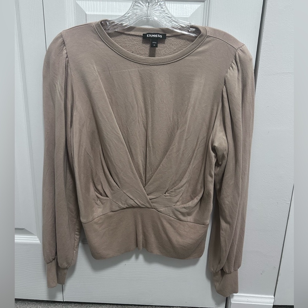 Taupe Pullover Sweater